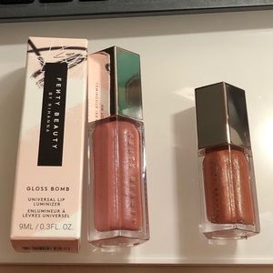 Fenty Beauty Makeup Fenty Beauty Gloss Bomb Duo Full Size Mini Poshmark